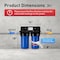 Ispring 2-Stage Whole House Water Filtration System with KDF+GAC filter WGB21B-KS - alternate 4